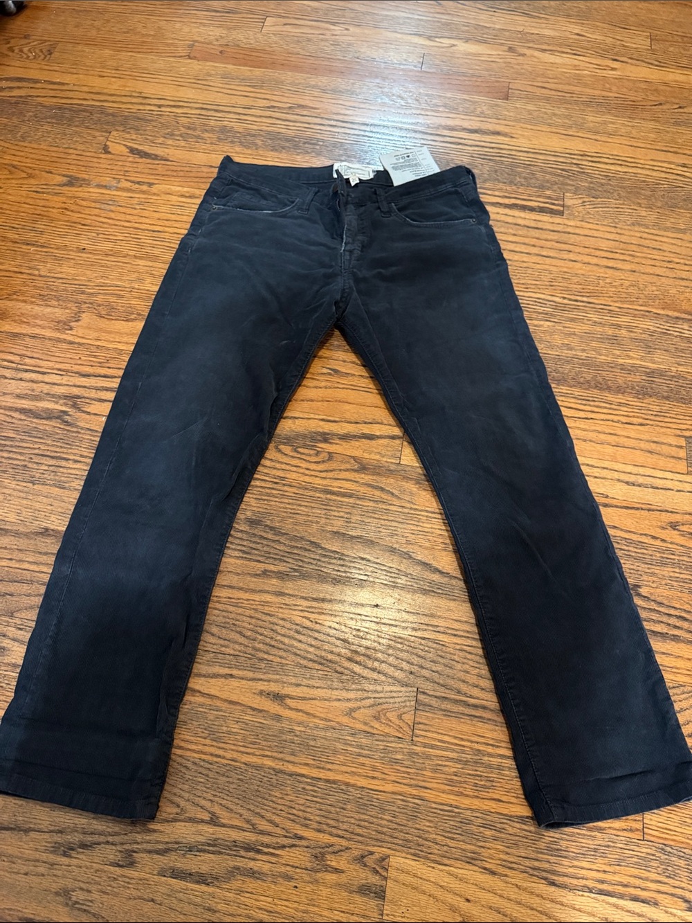 Current/Elliott Black Boyfriend Relaxed Dark Grey Jeans size 25